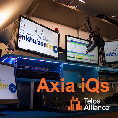 Enkhuizen FM gaat virtueel met Axia iQs! Enkhuizen FM gaat virtueel met Axia iQs!